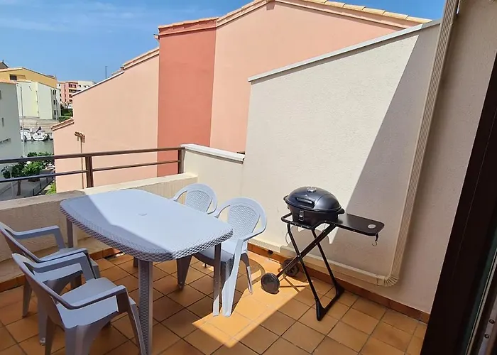 Appartamento 50 56 Cap D'agde Securisee Avant Port -studio 5 Pers - Parking - Piscine